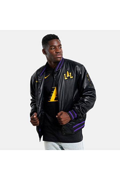 Nike NBA Los Angeles Lakers City Edition Erkek Ceket - Fiyatı