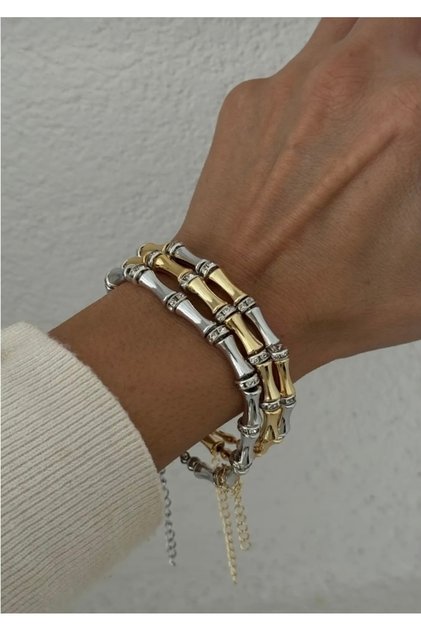 VIP Two-Tone Dorika Stick Leyla Avukat Serenay Bracelet
