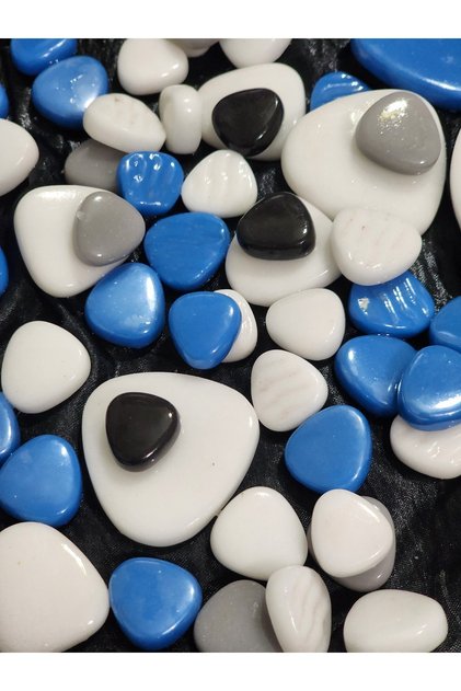 Damla Glass Mosaic (100 Pieces of Stone 250 Gr) Stones 2** 4 cm Intervals