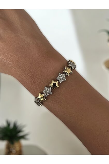 Zircon Stone Special Series Double Color Star Model Jewelry Bracelet