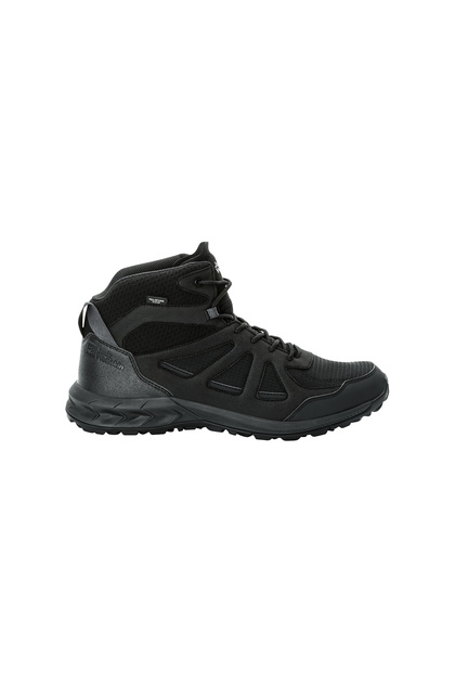 Jack Wolfskin Woodland 2 Texapore Mid Erkek Siyah Bot ERKEK BOT