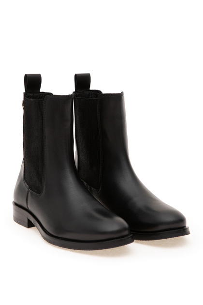 Black Elastic Boots 50295954 -Vr046