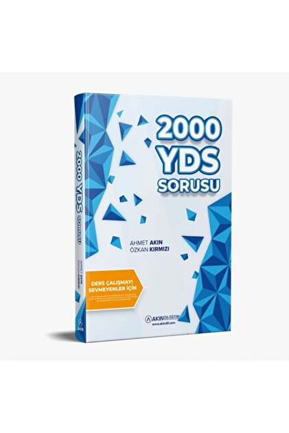 Akın Dil 2000 YDS Sorusu Akın Publishing
