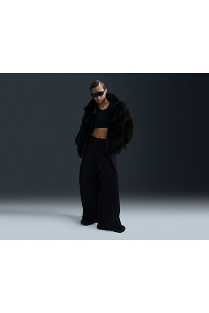 nike fur jacket womens