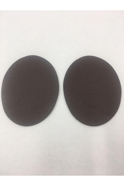 Elbow Patch Emblem Faux Leather Sticked Brown
