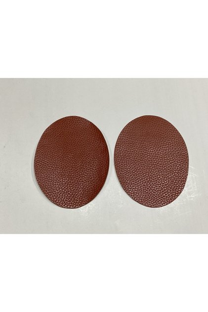 Elbow Patch Emblem Faux Leather Adhesive Tan