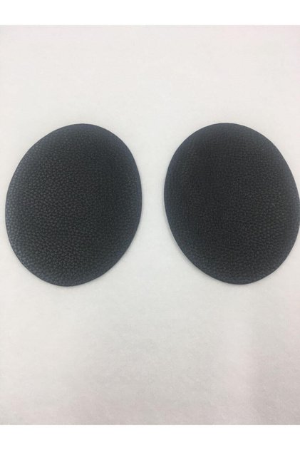 Elbow Patch Emblem Faux Leather Adhesive Black