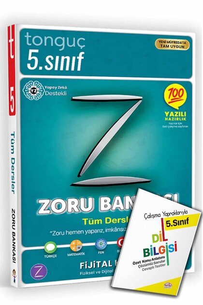 Tonguç Yayınları 5. Sınıf Zoru Bankası Tüm Dersler + Soru Bankası