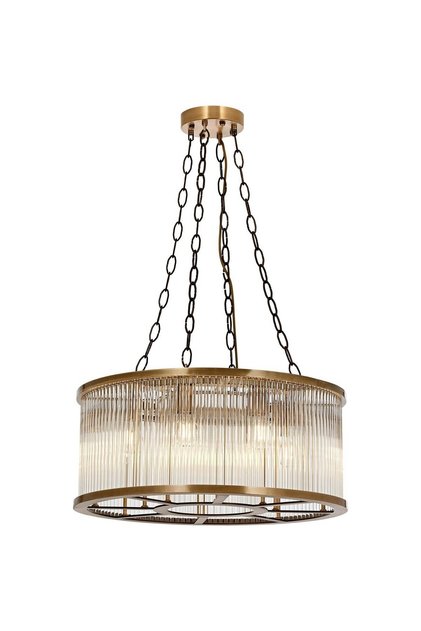 Av-60355-e65 Eskitme Kaplama Modern Avize E27 Metal Cam 65cm