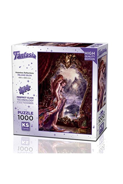 かなみ購入23.5cm 37 Ks Games Puzzle 1000 Parça Melanie Delon Hopeless Reflections