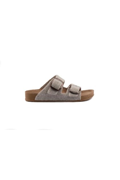Verona Winter Felted Buckle Slippers