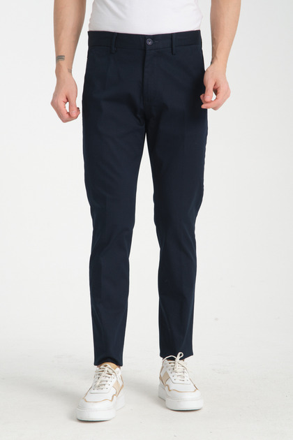 Gabardine Cotton Men's Slim Fit Fit Adult Chino Pants