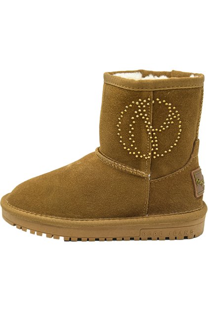 Pepe Jeans Cognac 879 - Hnědé dětské boty