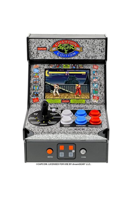 Mașină arcade mini Street Fighter II - Mașină arcade de masă Micro Player