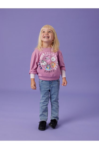 Nmfnira Bluey Nreg - High Waist Sweatshirt