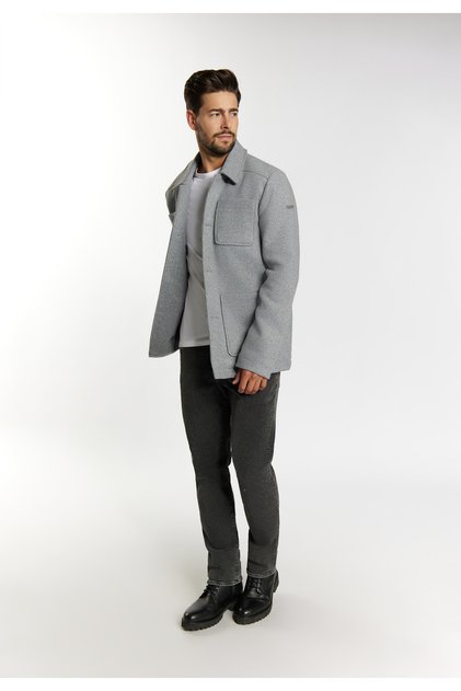Übergangsjacke aus Wollgemisch