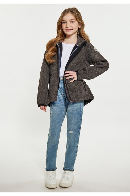 Strickfleecejacke