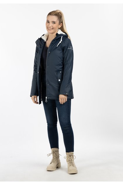 Regenjacke mit Teddyfutter