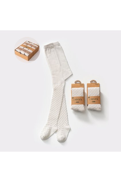 LoveMAXX KIZ VE ERKEK BEBEK İÇİN KÜLOTLU ÇORAPLAR JAKARLI