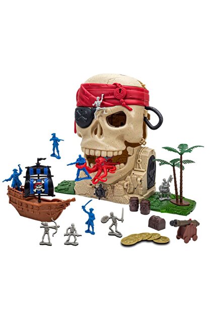 Chap Mei Bucket Master Korsan Kafatası Hazine Avı - 45 Parça Figür