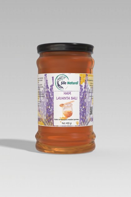Lavanta Balı Cam Kavanoz 400 gr - %100 Doğal Ham Lavanta Balı