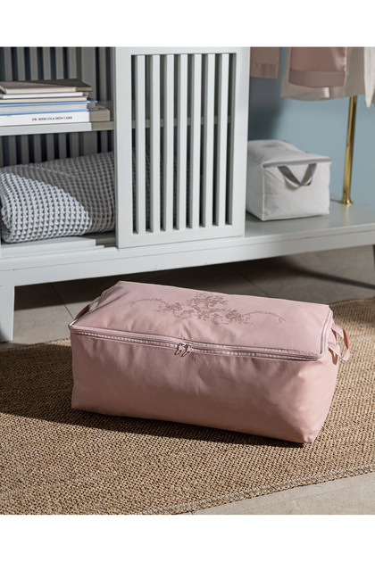 Powder Colored Flower Patterned Bag