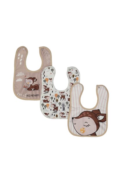 3 BABY BIBS (0-12) MONTHS