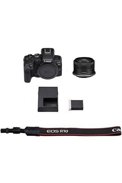 Canon EOS R10 本体と付属品セット Canon Eos R10 18-45mm Lensli Kit Aynasız Fotoğraf Makinesi