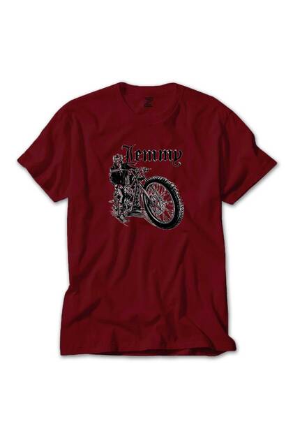 Tricou colorat MotöRHead Lemmy Kilmister pentru motociclete, culoare roșie, mărimea 3XL