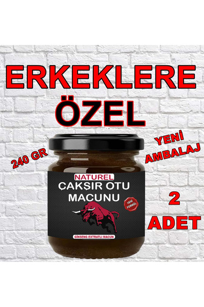 2 Adet Çakşır Otu Macunu ( Özel Üretim ) Yeni Ambalaj 240 gr