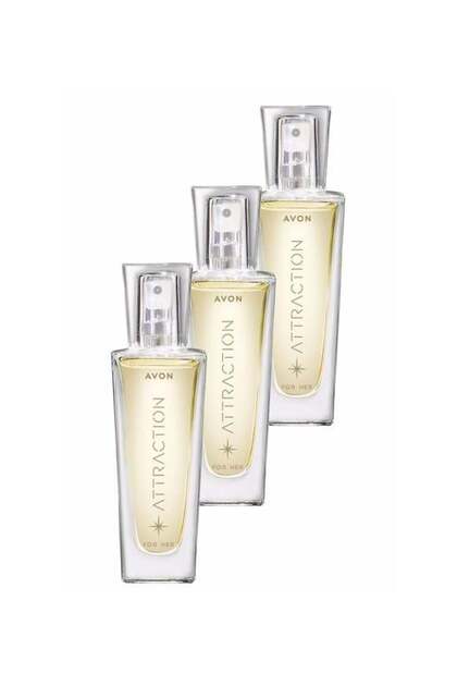 Attraction Kadın Parfüm Edp 30 Ml. Üçlü Set