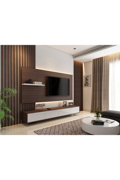 Cozines Tv Ünitesi Çeviz Rengi 240 cm