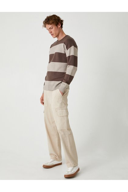 Crew Neck Sweater Knitwear Long Sleeve