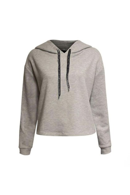 Bağcıklı Kapüşonlu Sweatshirt - Gri
