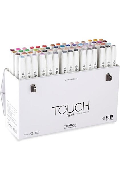 ■■送料無料■LINE■BACON■178cm■MARKER Schizo■■ Shinhan Art Touch Twın Brush Pen : Çift Taraflı Marker Seti : 60
