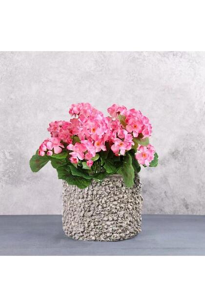Nettenevime Yapay Çiçek Sardunya Demeti 40*25cm 1.Kalite PEMBE