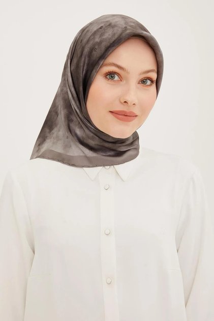 Nostalji Serisi Twill İpek Eşarp 8933-09NT