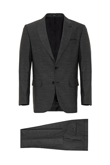 Regular Waist Regular Fit Anthracite Men's Suit Tk1007000202