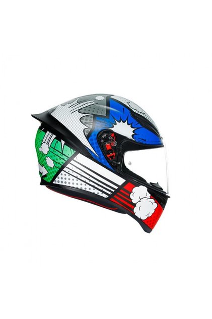 K1 MULTI BANG MAT KAPALI KASK İTALYA MAVİ