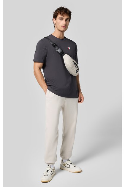 Eco Future Elastic Cuff Pants Organik Pamuk Bej Erkek Eşofman Altı-220424-ES057