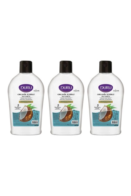 Coconut Liquid Soap with Organic Content 1500 ml 3Pcs