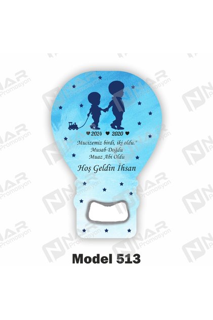 50 Adet Balon Açacak Magnet Hediyelik - Arkası Mıknatıslı - Yanında Ambalaj Hediyeli Açıklama Okuynz