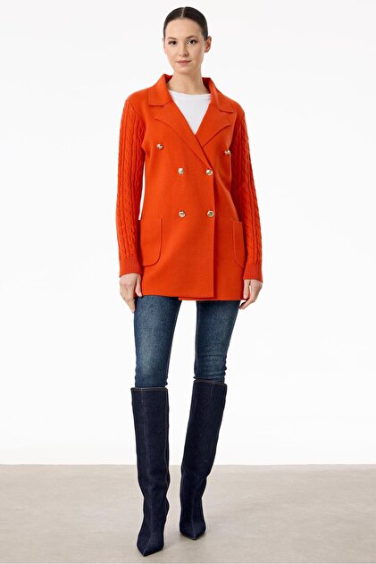 Oranj Knitwear Blazer - Hair Braided Sleeves