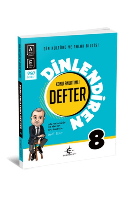 2024-2025 Müfredat Yeni Nesil 8.Sınıf Din Kültürü ve Ahlak Bilgisi Dinlendiren Defter Soru Bankası