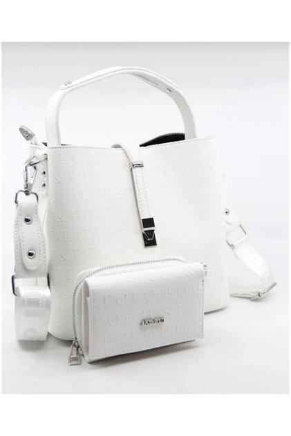 Women's Wallet and Shoulder Bag Combo with Lock Detail Rc4002*