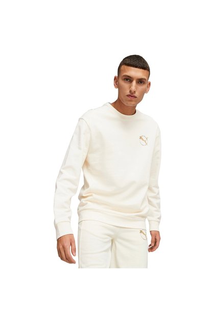 Bluză Puma Better Sportswear Crew, bej, bărbați