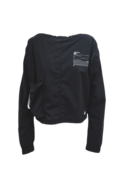Bluză adidas Sportswear X-City Crew, neagră, femei