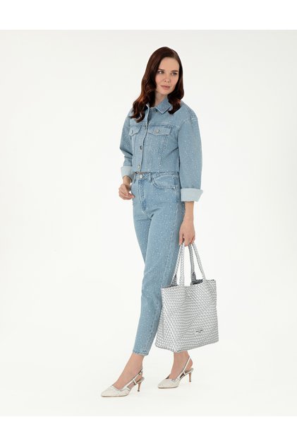 Gray Shoulder Bag 50312318-Vr107