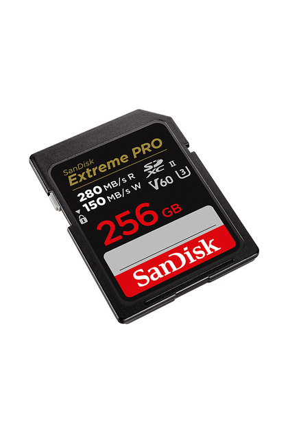 Sandisk Extreme Pro 256GB V60 UHS-II, 280/150MB/s,V60,C10,UHS-II