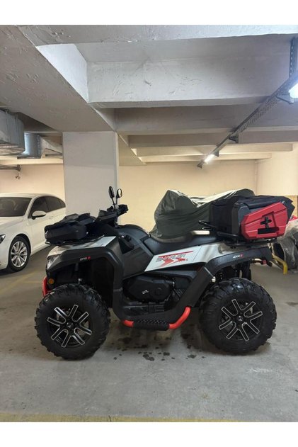 Segway 570 Atv Çantası 180 Litre Arka+80 Litre Ön+2 Adet Benzin Bidonu Kırmızı